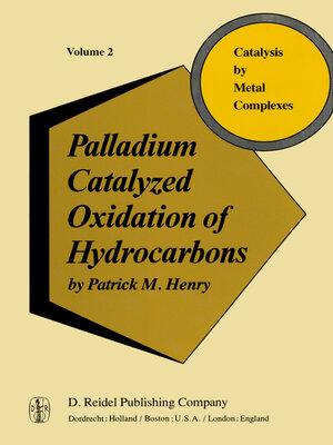 cover image of Palladium Catalyzed Oxidation of Hydrocarbons